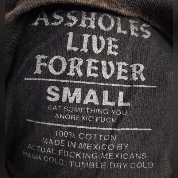 Black Graphic T-Shirt with Bold Design - Picture 7 of 7